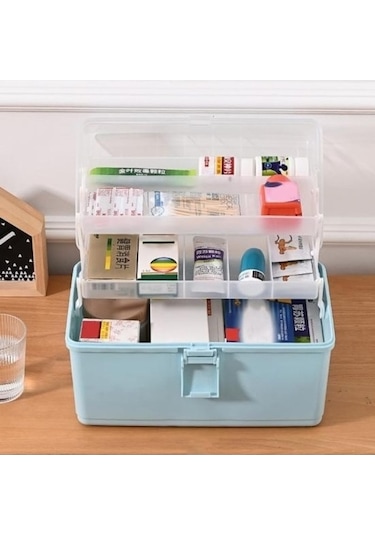 Tongxida Bosphorusboutique Pazly Organizatör, Mavi, Katlanır Kapasiteli, Fırça Dikiş Seti, Büyük Boya Uygun Mavi