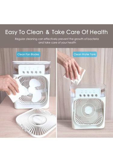 Nemlendirici Ayarlanabilir Hız Modlu Vantilatör