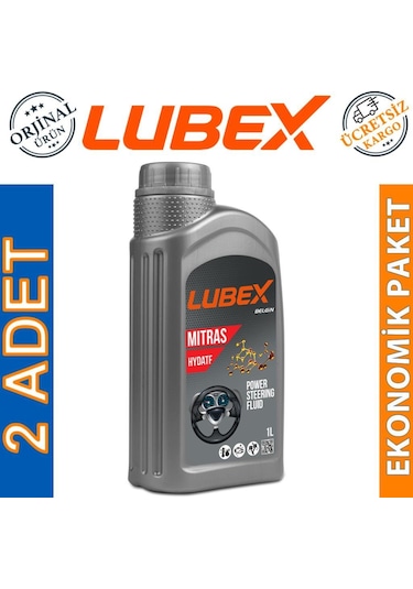Lubex Mitras Hydatf Hidrolik Direksiyon Yağı 2 x 1 L