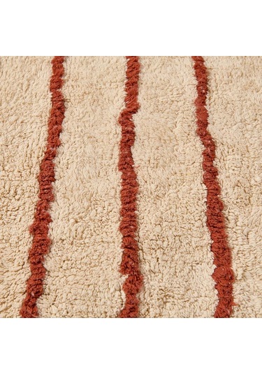 Evidea Soft Line Tufting Banyo Paspası - Ekru - 60x90 Cm Ekru