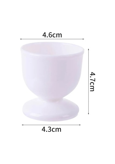 Only Hıts Haşlanmış Yumurta Stantı, Paskalya Yumurtaları İçin 2 Adet 245631108 Beyaz