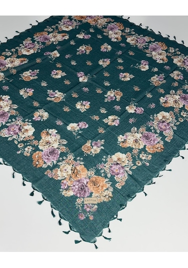Eripek Sökme Boncuklu Tülbent 06361 Zümrüt Yeşili