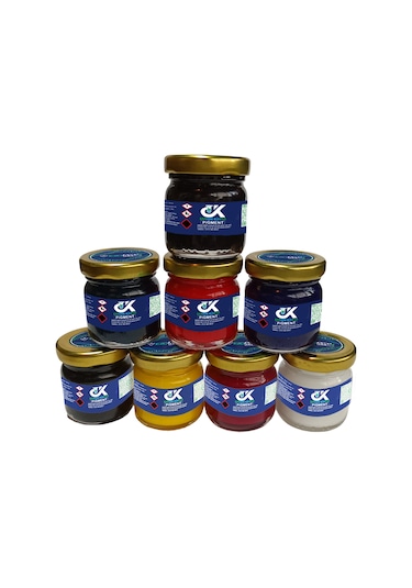 Pigment 8'li Epoksi Sıvı Pigment Boya Seti 8 40gr Epoxy Boya