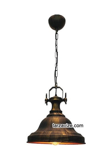 Tarzavize Trt53 Dekoratif Eskitme Tekli Retro Modern Sarkıt Avize Eskitme