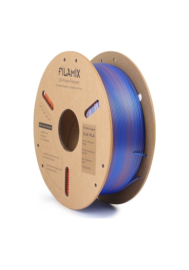 Filamix Mystic Parlak Mavi Yeşil Turuncu 1.75mm 1kg Filament - Urhanshop Gönderimli