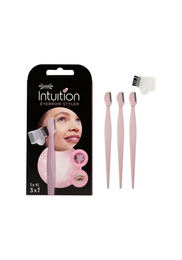Wilkinson Sword Intuition Kaş Şekillendirme Seti 3 Kaş Usturası + 1 Fırça & Tarak Aparatı
