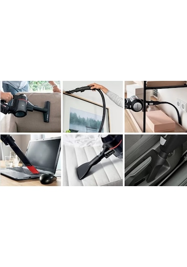Bosch BCS711EXT Dikey Şarjlı Süpürge