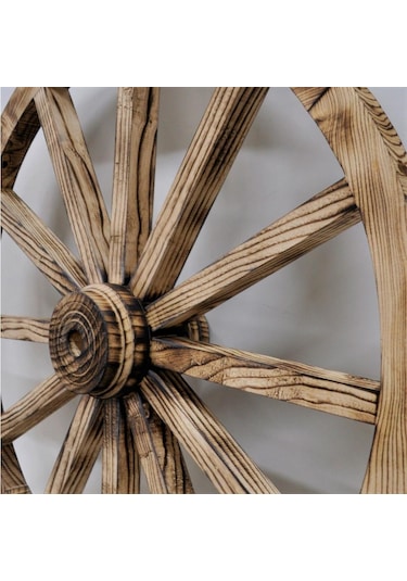 Otantik Ahşap At Arabası Tekeri 80 Cm. (501948931) Diğer