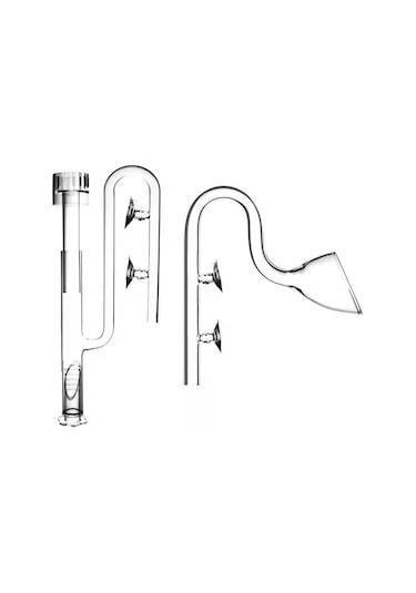 Aquapro Lilly Premium Glass Pipe Dış Filtre Cam Emiş Basış 12mm