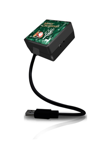 Teltree Usb Projeksiyon Işığı Otomatik Döner Sesli Kontrollü Renkli Animasyonlu Noel Araba Ev Dekorasyon Işığı C208-noel C Grubu Çok Renkli