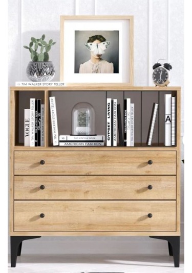 Decormet Nevada Şifonyer Safir Meşe Diğer