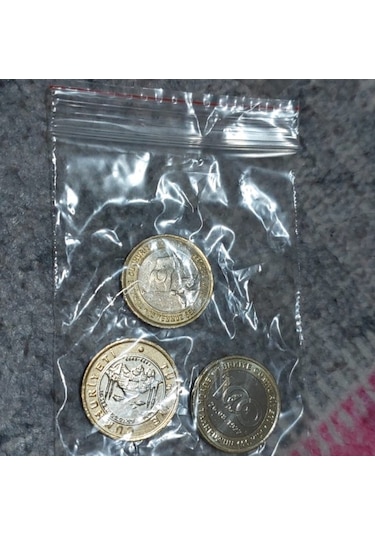 Madeni Para 3'Lü Set 88632663