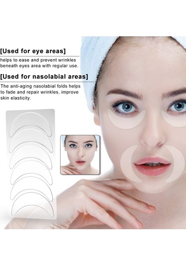 Youtek "yeniden Kullanılabilir Tıbbi Silikon Yüz Pedi - Göz Ve Nazolabial Kırışıklık Maskesi"