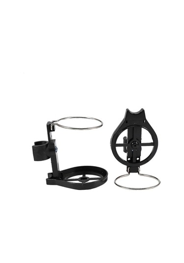 Bloomnest Katlanır Şezlong Yan Masa Balıkçılık Bardak Tutucu Kamp Aksesuarı Açık Hava Balıkçılık Sandalyesi Altın-siyah Altın - Siyah