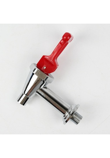 Homyl Kahve Sıcak İçecek Musluğu Paslanmaz Su Sebili Kova Cam Kırmızı