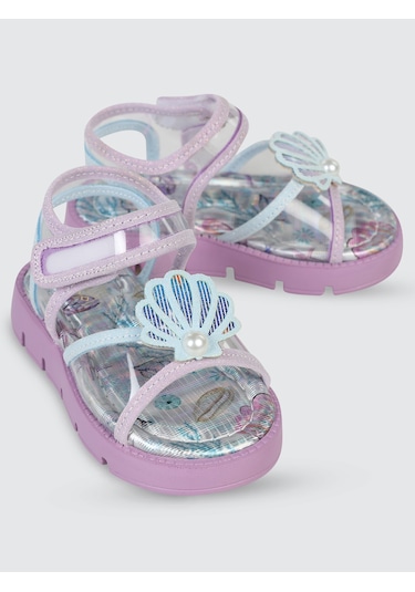 Civil Girls Kız Çocuk Sandalet 22-26 Numara Lila LILA