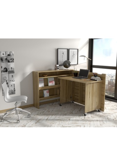 Sakura Frn-22048 İndependent Çalışma Masası Kahverengi