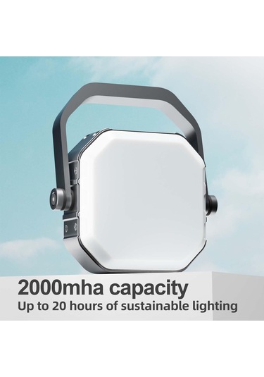 Dolıty Kamp Işık Çadır Lambası, Arka Bahçe Yürüyüş Siyah Beyaz Siyah - Beyaz