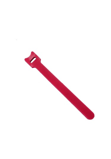 Maiyame Kırmızı Nilon Bant 12x200mm - Kablo Düzenleyici, Tekrarlı Kullanım, Ev Ve Ofis İçin Dayanıklı Bağlayıcı