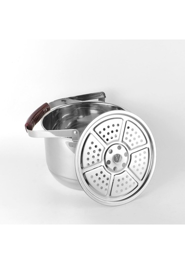 Suntek Magideal Yemek Pişirmek Için Vapur Tenceresi 22cm-combo-kapak