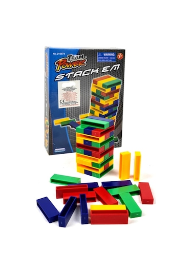 Team Power Stack Em Kutu Oyunu Jenga Tip Zeka Oyunu Pc208