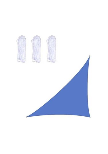 Wondernest Üçgen Açık Bahçe Güneşlik Yelken, Su Geçirmez Anti-uv Gölgelik Kraliyet Mavisi 3x4x5m Mavi