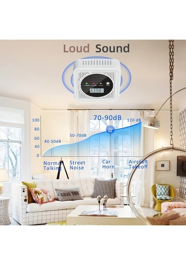 Willowhaven 2 Adet Duman Ve Karbonmonoksit Dedektörü Pil İle Çalışan Dijital Ekranlı Çift Sensörlü