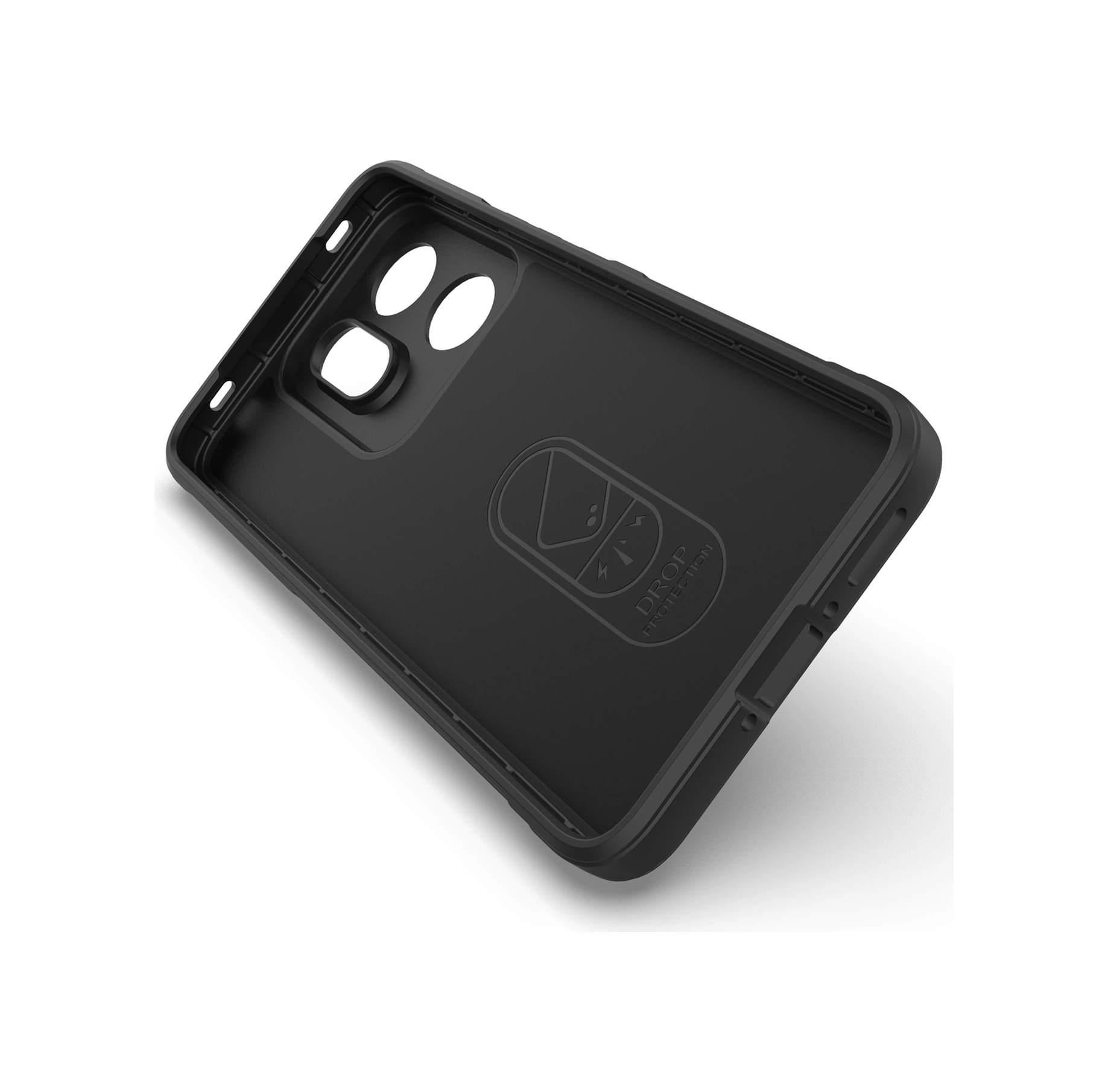 Vivo V60 5g Kılıf Düşmeye Karşı Dayanıklı Yumuşak Tpu Sağlam Telefon Arka Kapağı - Siyah Siyah