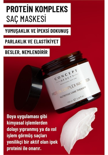 Concept Beauty Protein Kompleks Saç Maskesi 100 ML