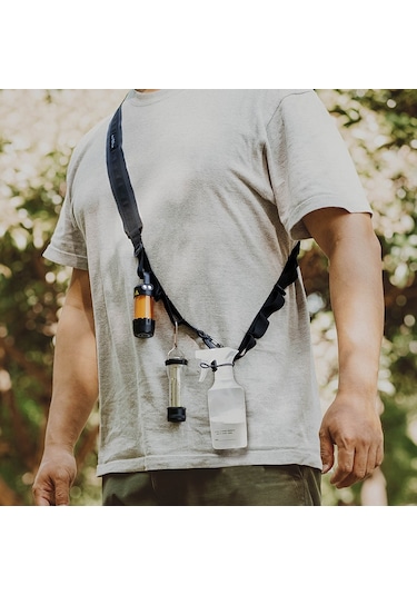 Sundick Kamp Depolama Sling Kemer Aracı Organizatör İpi 9 Döngüler Gri