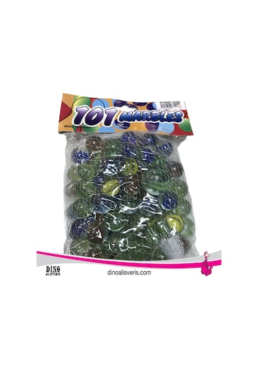 Cam Misket Bilye Oyuncak 100 Adet Karışık Cam Bilya