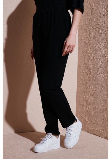 Fashion Friends Bayan Pantolon 25y0550k1 Siyah Siyah