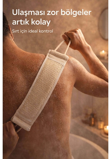 Kabak Lifli İpli Kemer Uzun Sırt Kesesi