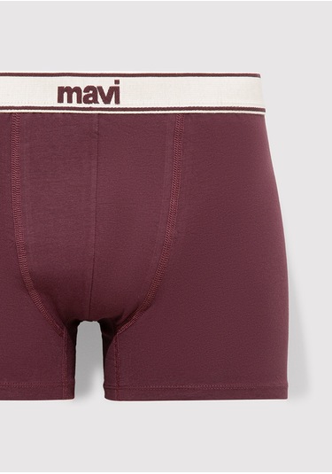 Mavi - Bordo Basic Boxer 092463-34965 Bordo