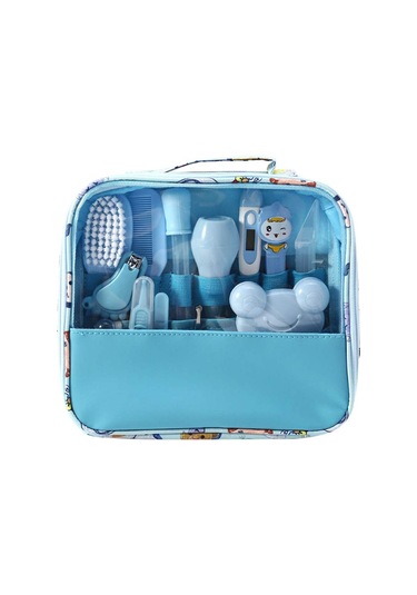 Geeroyoo "13 Parçalık Premium Bebek Bakım Seti - Termometre, Tırnak Makası Ve Saç Fırçası Dahil"