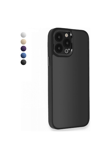 İphone Uyumlu 15 Pro Kılıf Freya Lazer Lens Kamera Çerçeveli Silikon Kapak