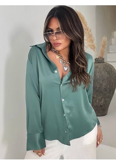 Gömlek Fıstık Yeşil Fıstık Yeşili