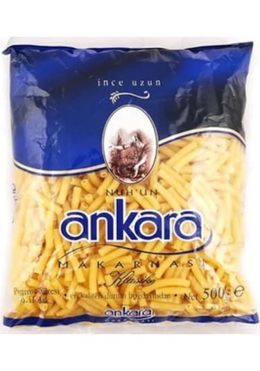 Nuh'un Ankara Makarnası Klasik İnce Uzun 5 x 500 G