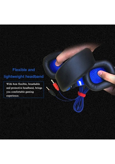 Hombey Kırmızı Usb+3.5mm Oyuncu Kulaklığı, Led Işıklı, Mikrofonlu, Ses Kontrolü, Pc Uyumlu, 40mm Hoparlör