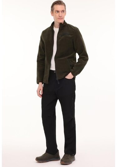 Lumberjack Chad 7sn163 4pr Haki Casual Fermuarlı Polar Haki