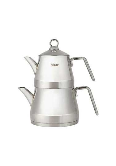Hisar Orlando İndüksiyon Tabanlı Midi Çelik Çaydanlık Inox