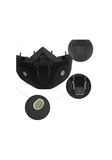 Motosiklet Bisiklet Jet Kask Maske Süngerli Bant Lastik Sarı Cam