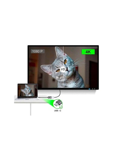 Kangvka Type-c'den Hdmı'ye 4k 30hz Çok Ekran Adaptörü - Hd Video/audio Aktarımı İle Seamless Projeksiyon