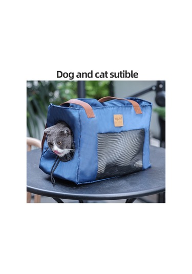 Qingmipy Taşınabilir Kedi Köpek Taşıma Çantası - Nefes Alabilir, Dayanıklı, Büyük Kapasiteli