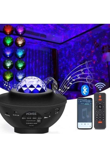 Ebitda Led Yıldız Işık+müzik+7 Farklı Ambians Proyeksiör Çok Renkli