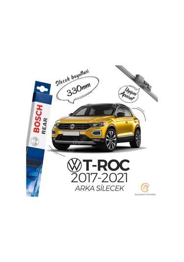 Bosch Rear Volkswagen T-Roc 2017 - 2021 Arka Silecek - A331H