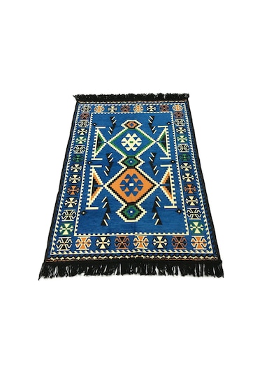 Shark Anadolu Kilim Mavi Renkli