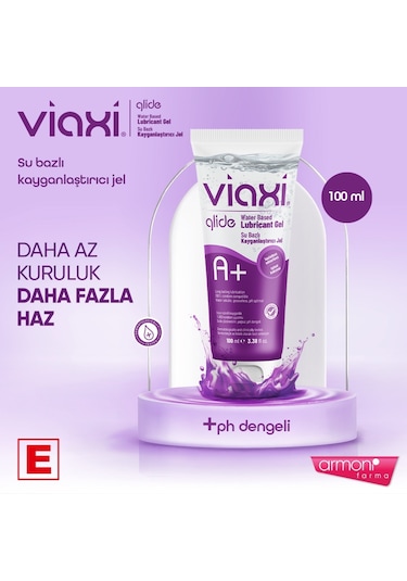 Viaxi Glide Su Bazlı Kayganlaştırıcı Jel A+ 100 ML