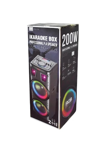 Ultratekno BTS-1708 200 W Ses Sistemi 2x10" Bluetooth 5.3 Hoparlör