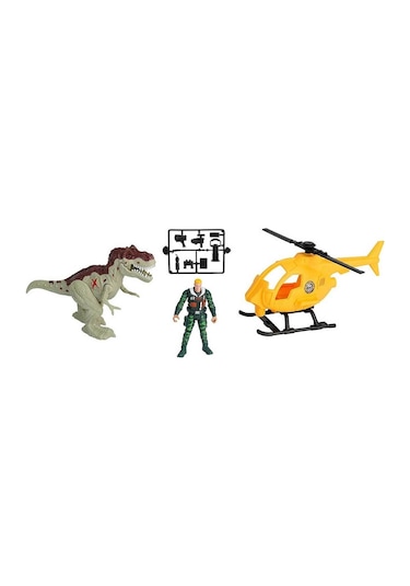 Dino Valley Sesli ve Işıklı Helikopter Oyun Seti